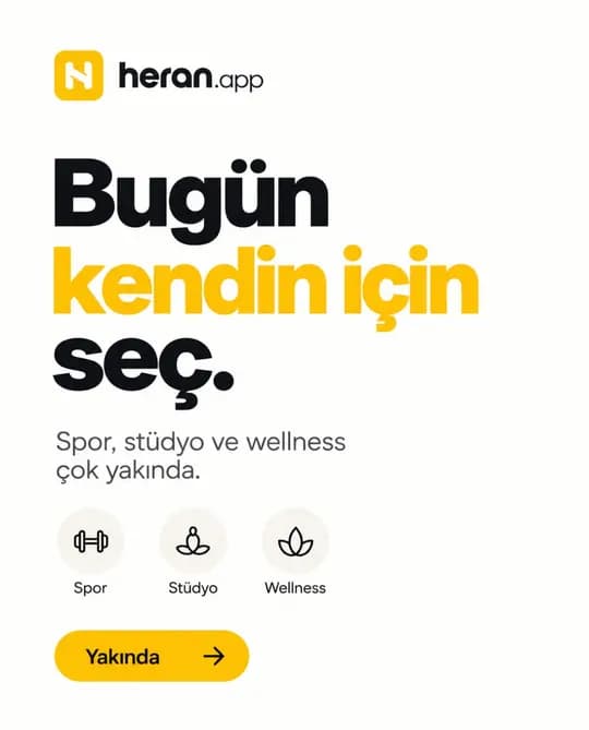 heran.app Instagram gönderisi: Bugün kendin için seç.